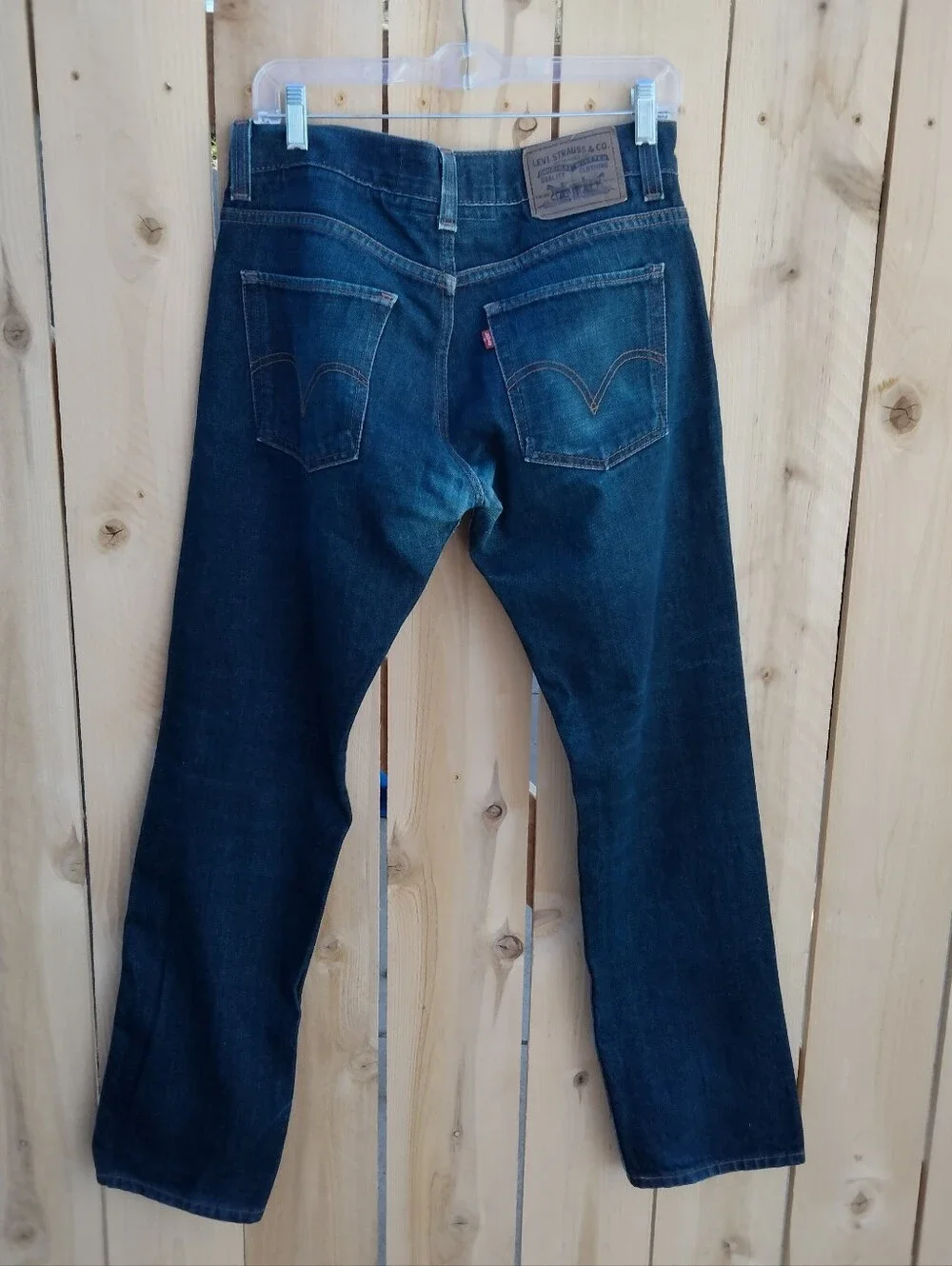 Levi's Men's Skinny 511 Straight Jeans in Dark Blue Wash Size W33 L32